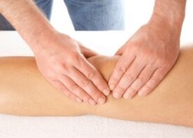 massage pour douleur au genou